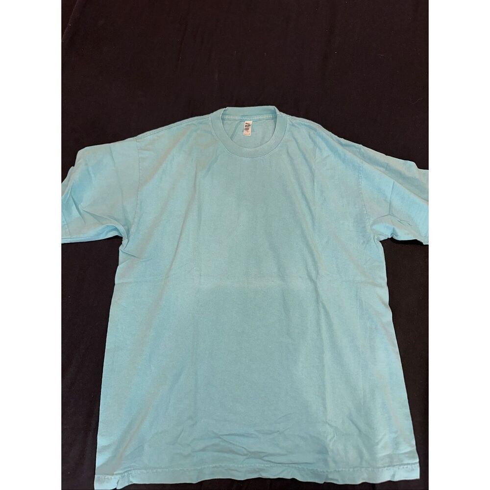 Size L oversized T shirt (can use as tee shirt dress) blue
